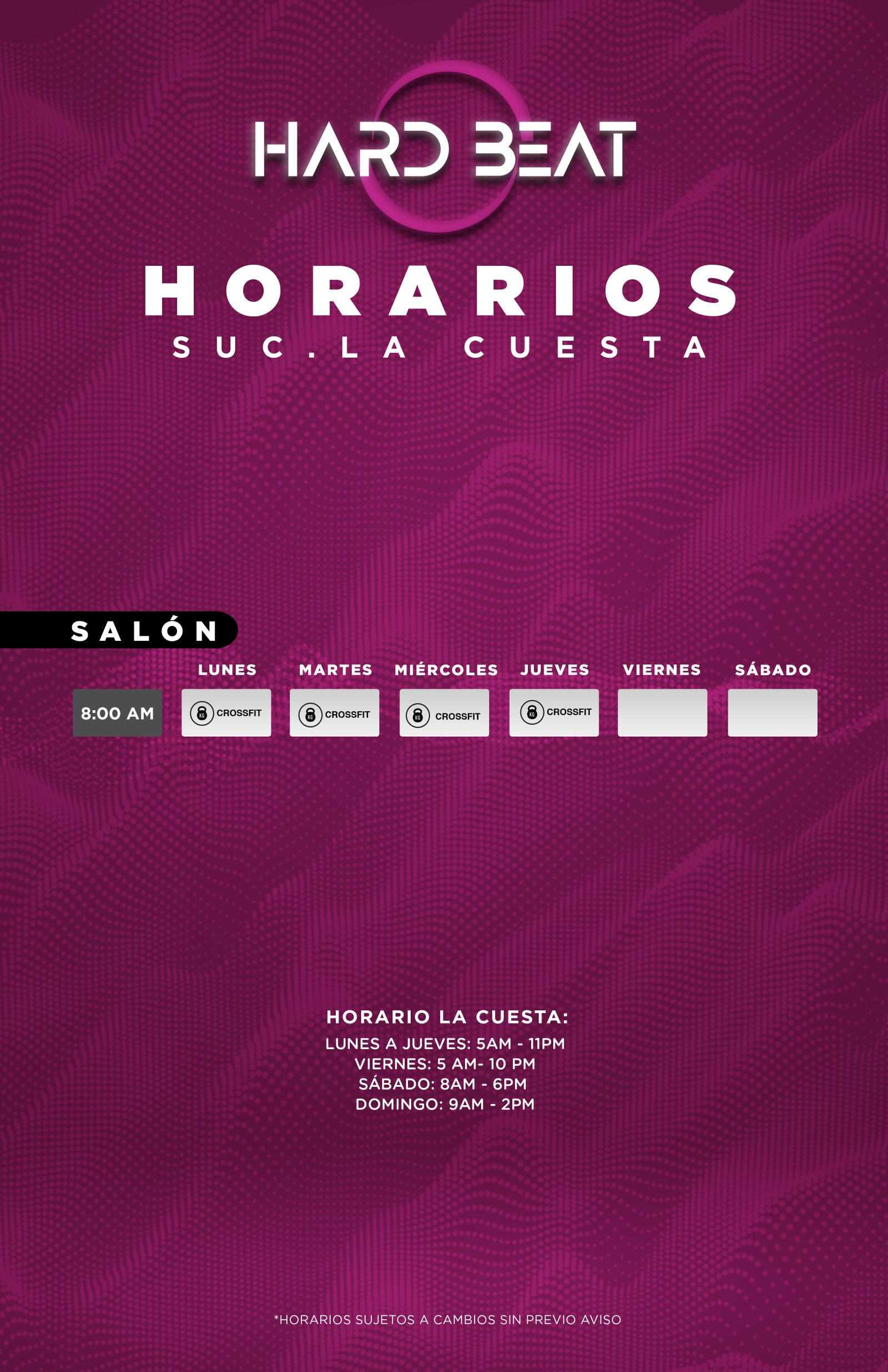Horarios